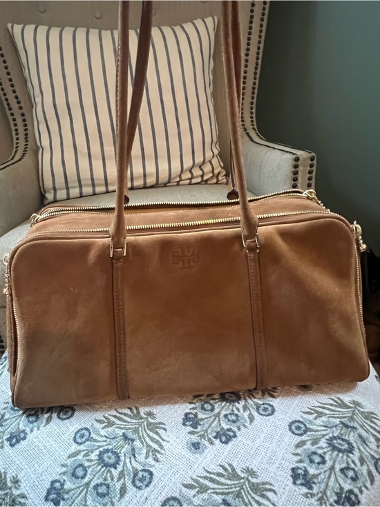 Tory Burch Handbags - Tory Burch Chestnut Brown Leather Double-Zip Tote